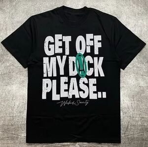 Black Short Sleeve Tee with Bold Graphic